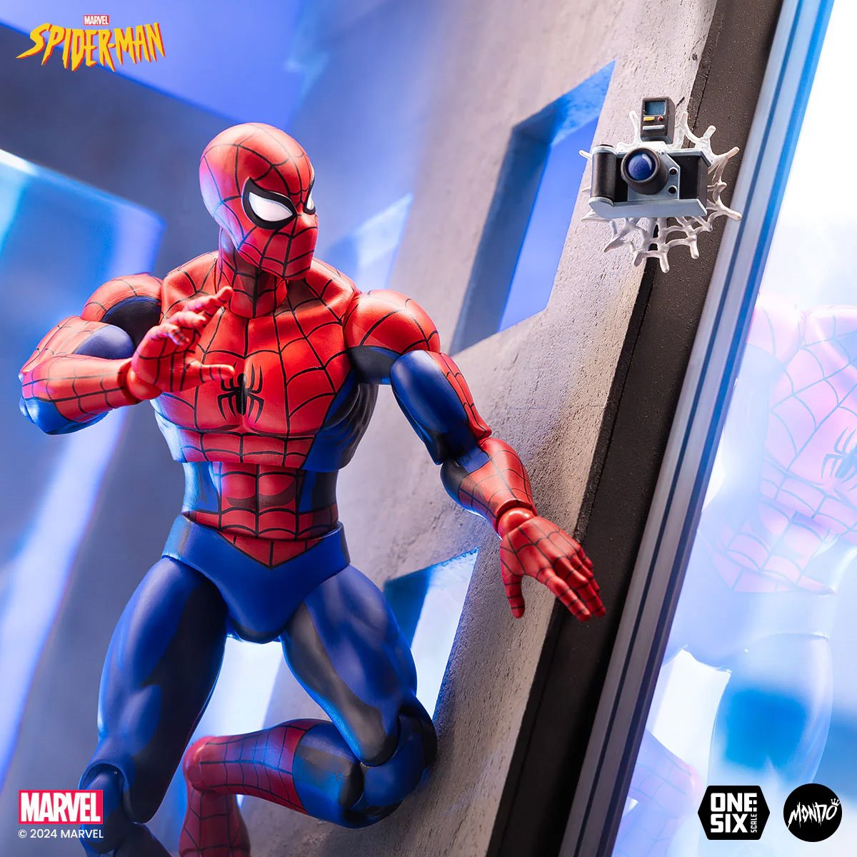 Spider-Man: The Animated Series Spider-Man 1:6 Scale Actionfigur US-Import Mondo MDCOL010A