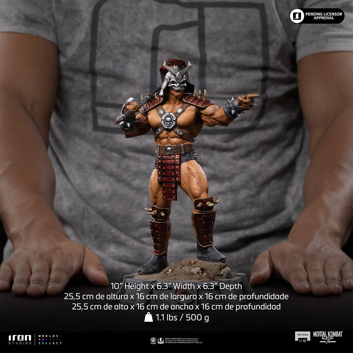 PRE-ORDER Mortal Kombat Shao Kahn Emperor of Outworld 1:10 Art Scale Limited Edition Statue RN36402 US-IMPORT