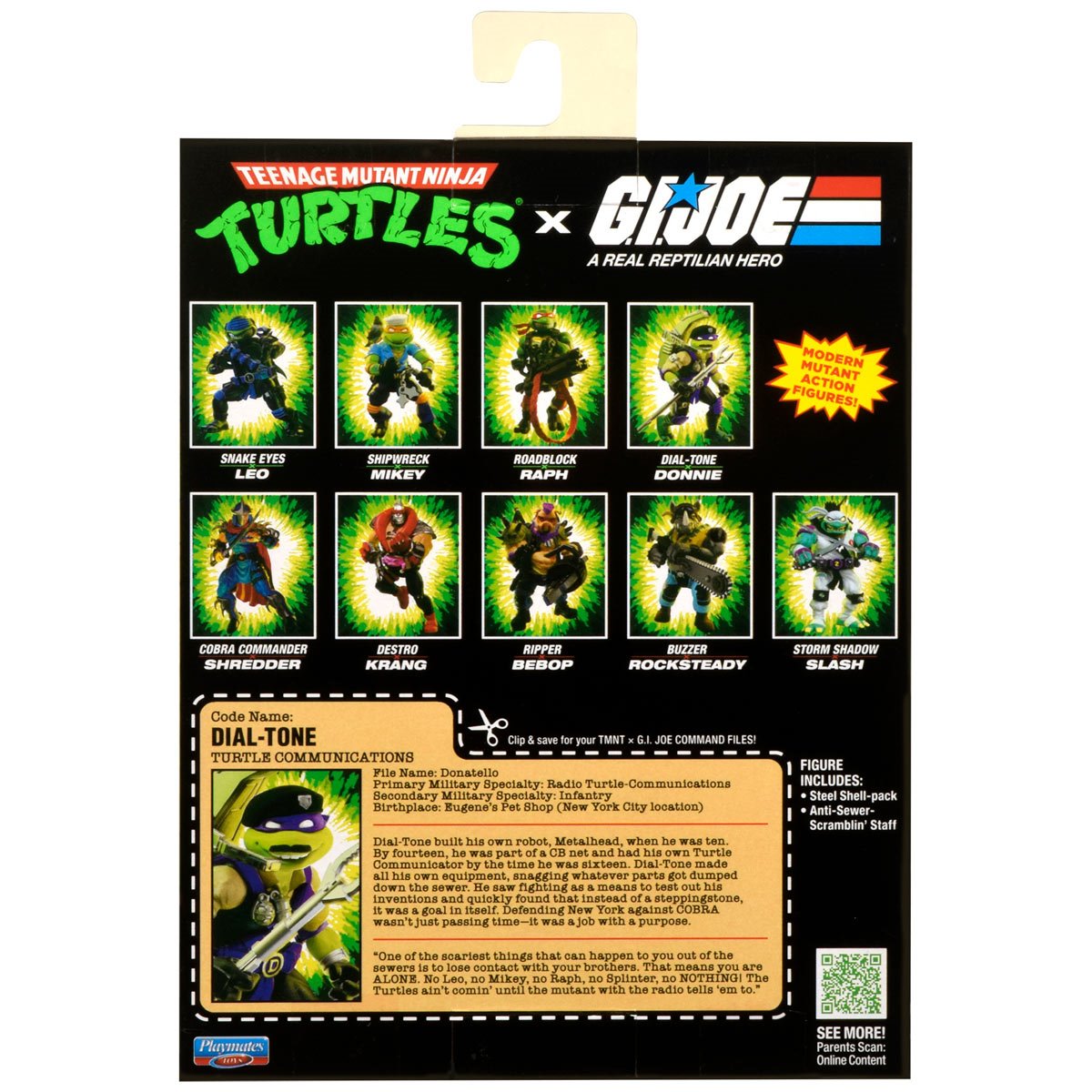 Pre-Order Teenage Mutant Ninja Turtles x G.I. Joe Donnie x Dial-tone Action Figure US-IMPORT PL81902