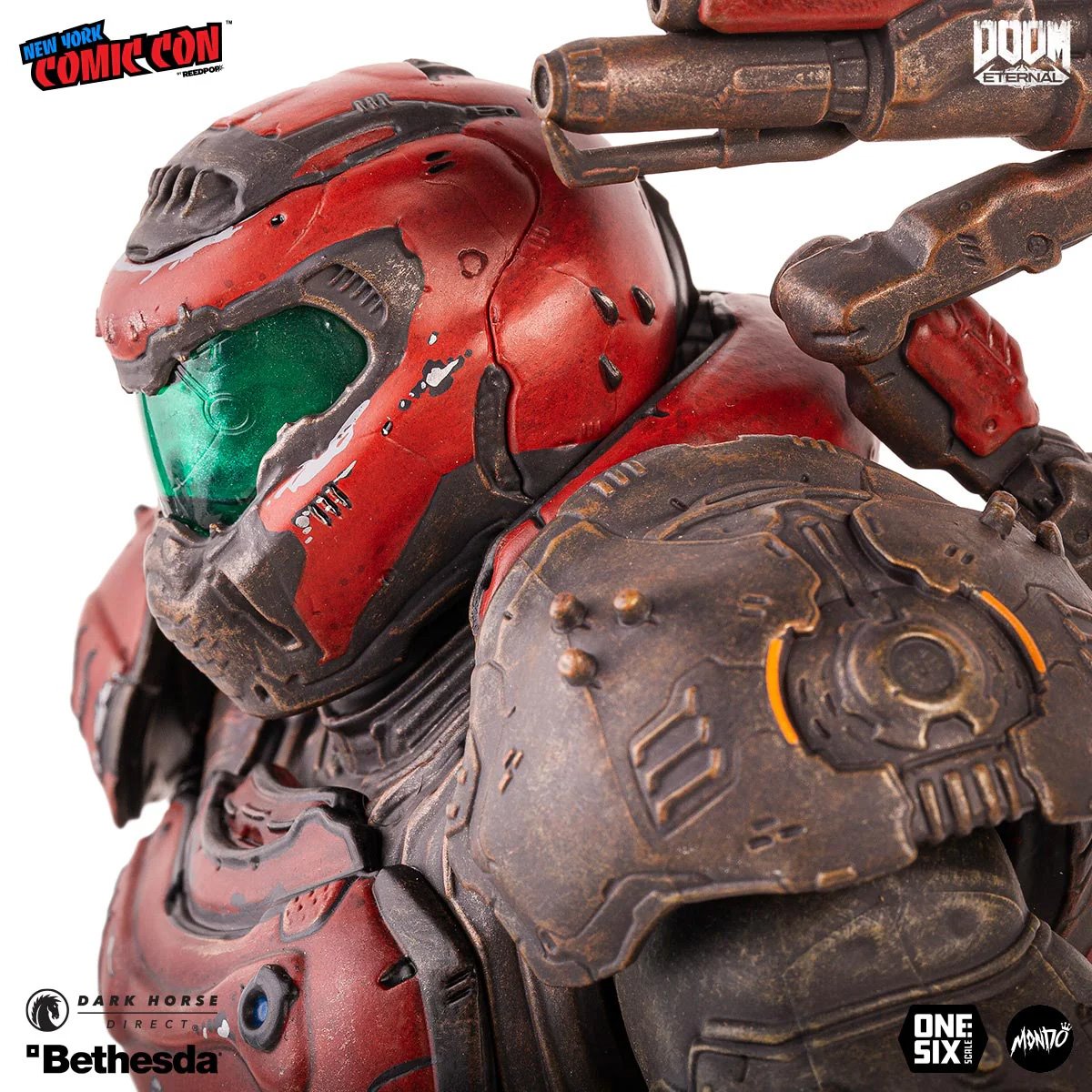 Doom Eternal Doom Slayer Crimson Variant 1:6 Scale Actionfigur US-Import Mondo MD3011301