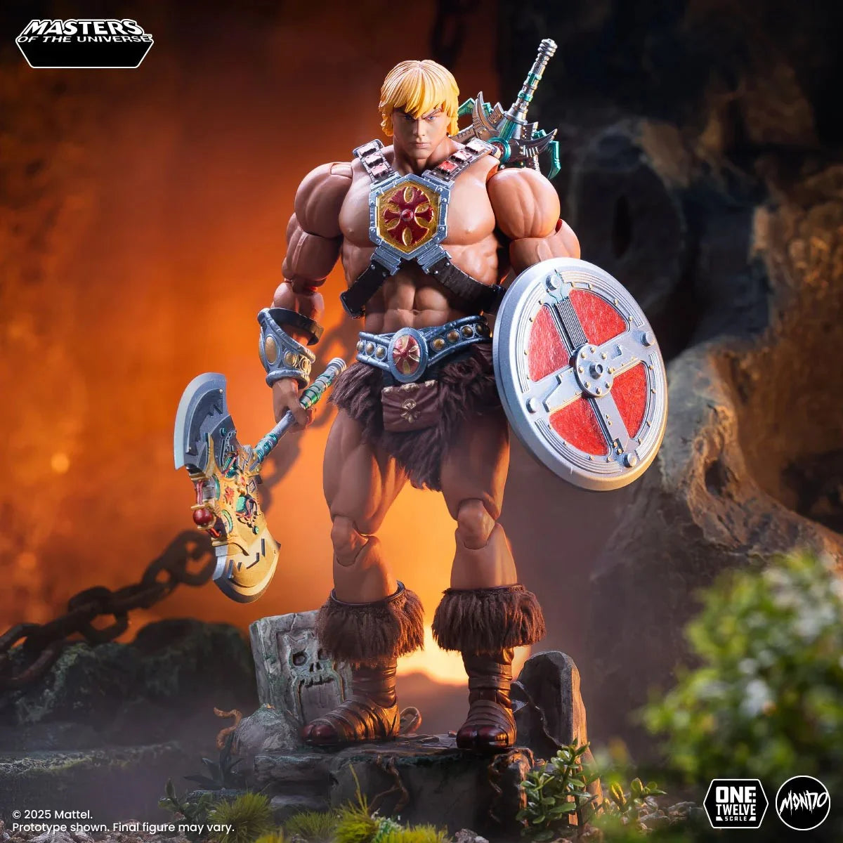 PRE-ORDER Masters of the Universe 200X He-Man 1:12 Scale Action Figure MDCOL071A - US-IMPORT