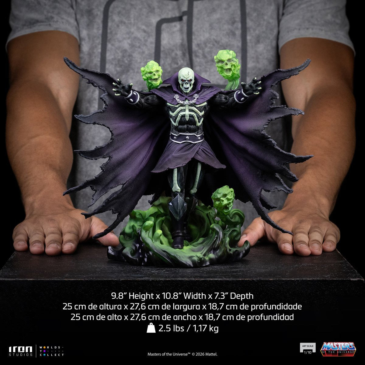 Pre-Order Masters of the Universe Scareglow 1:10 Art Scale Glow-in-the-Dark Limited Edition Statue RN37676 US-IMPORT