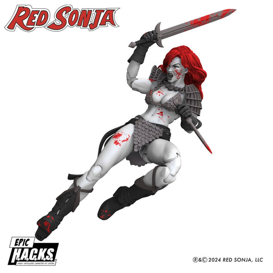 Red Sonja Black, White, and Red Epic H.A.C.K.S. 1:12 Scale Action Figure - Previews Exclusive DC24582 US-IMPORT