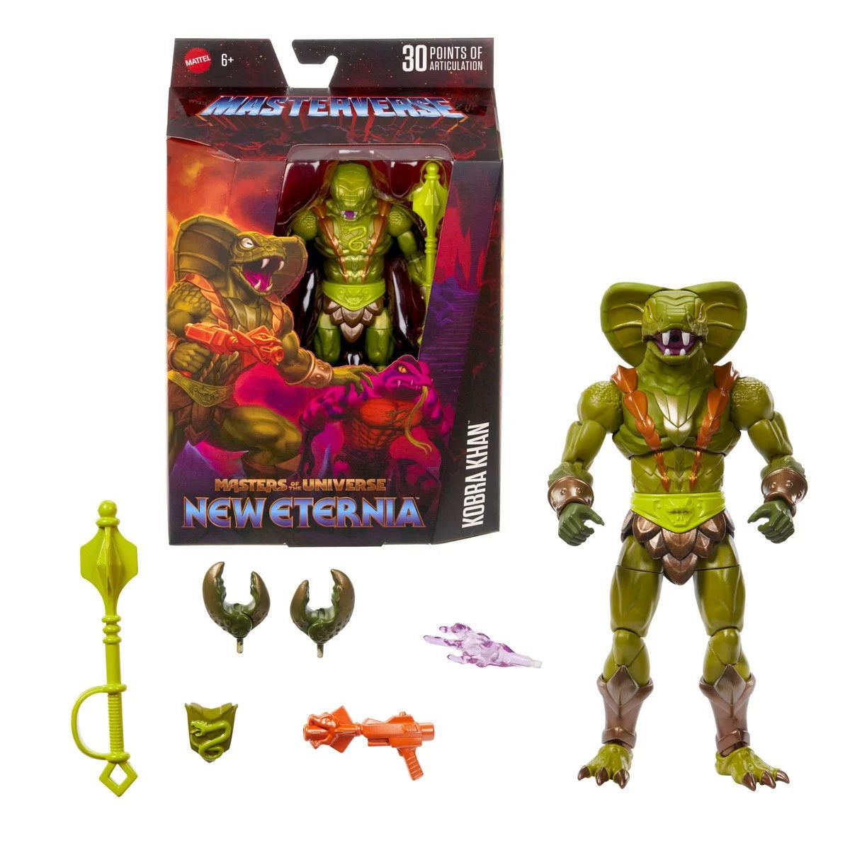 New Eternia Kobra Khan Masters of the Universe Masterverse Action Figure Wave 18 MTJBP86 US-BOX