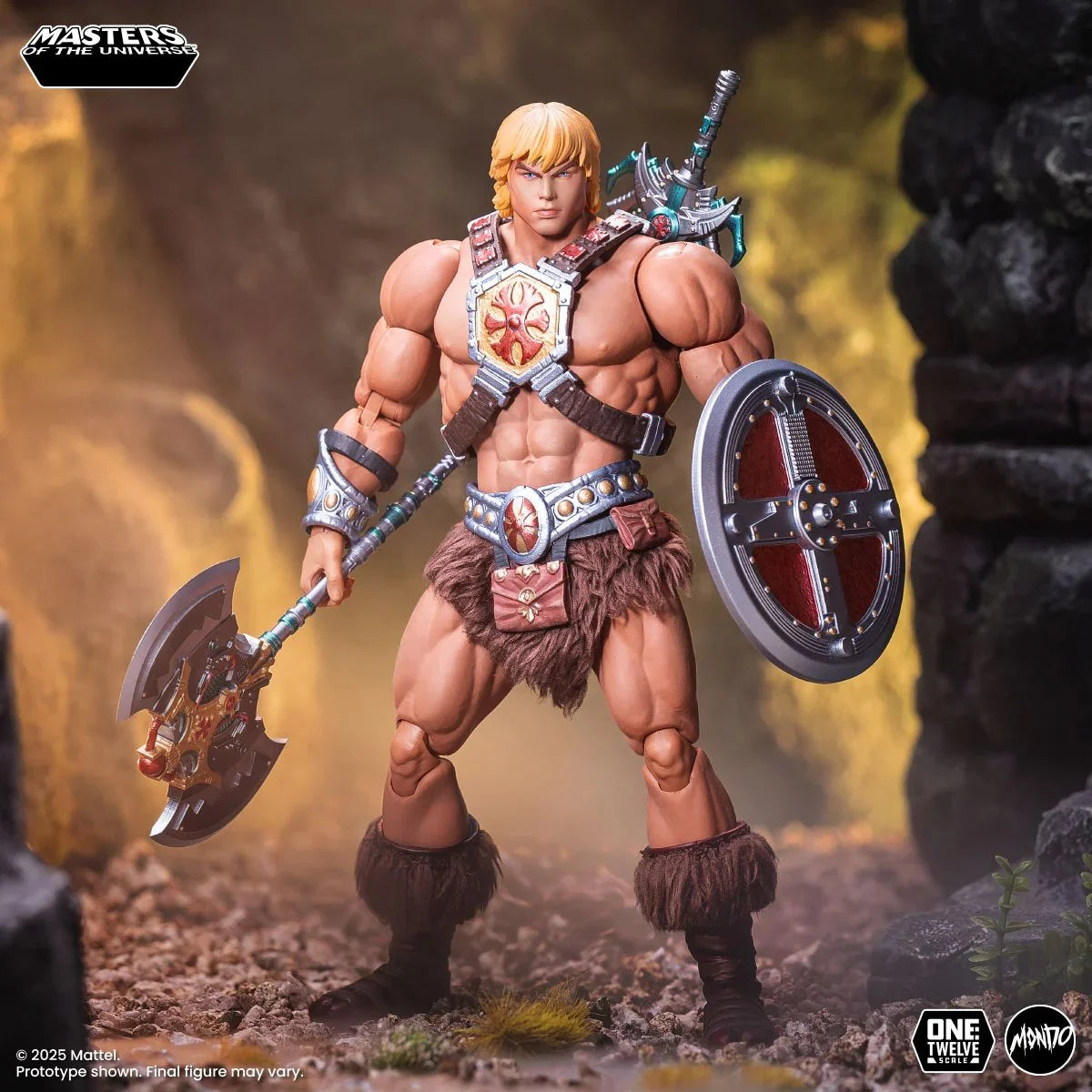 PRE-ORDER Masters of the Universe 200X He-Man 1:12 Scale Action Figure MDCOL071A - US-IMPORT