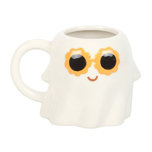 Groovy Ghost Becher mit 60s-Sonnenbrille