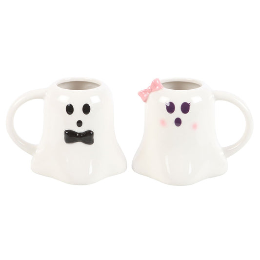 Tassen-Set in Geisterform „Mr. und Mrs. Boo“