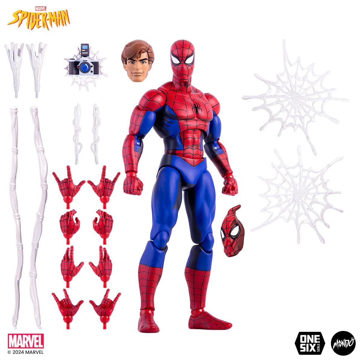 Spider-Man: The Animated Series Spider-Man 1:6 Scale Actionfigur US-Import Mondo MDCOL010A