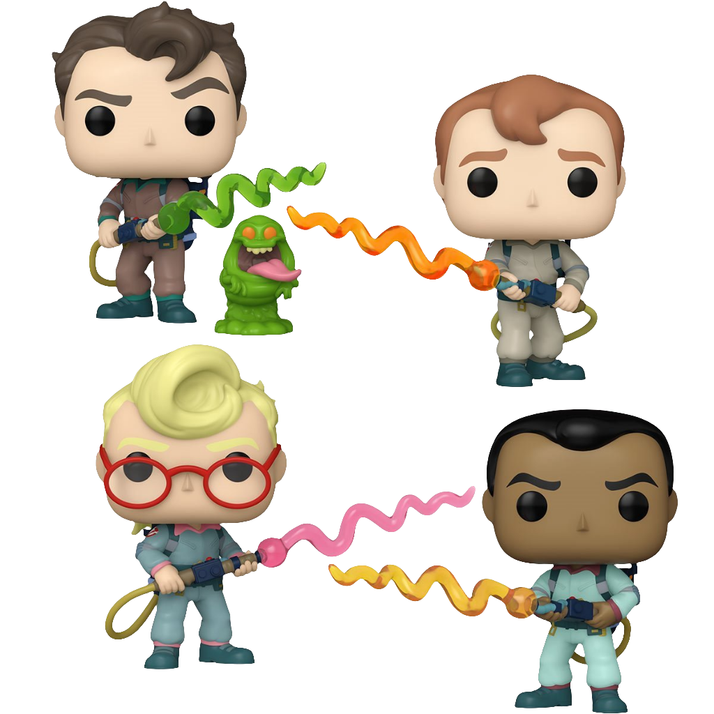 The Real Ghostbusters Funko Pop! Vinyl Figuren 4er Set