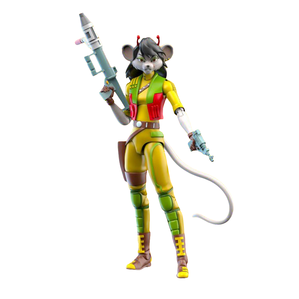 Biker Mice from Mars Wave 2 Carbine 7-Inch Scale Action Figure TNC17574 US-IMPORT