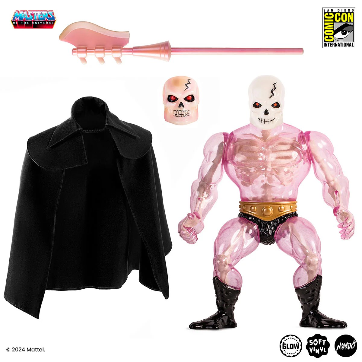 PRE-ORDER Masters of the Universe Scareglow Cherry Blossom Glow-in-the-Dark Soft Vinyl Figure MDTOY048C - SDCC Exclusive - US-IMPORT