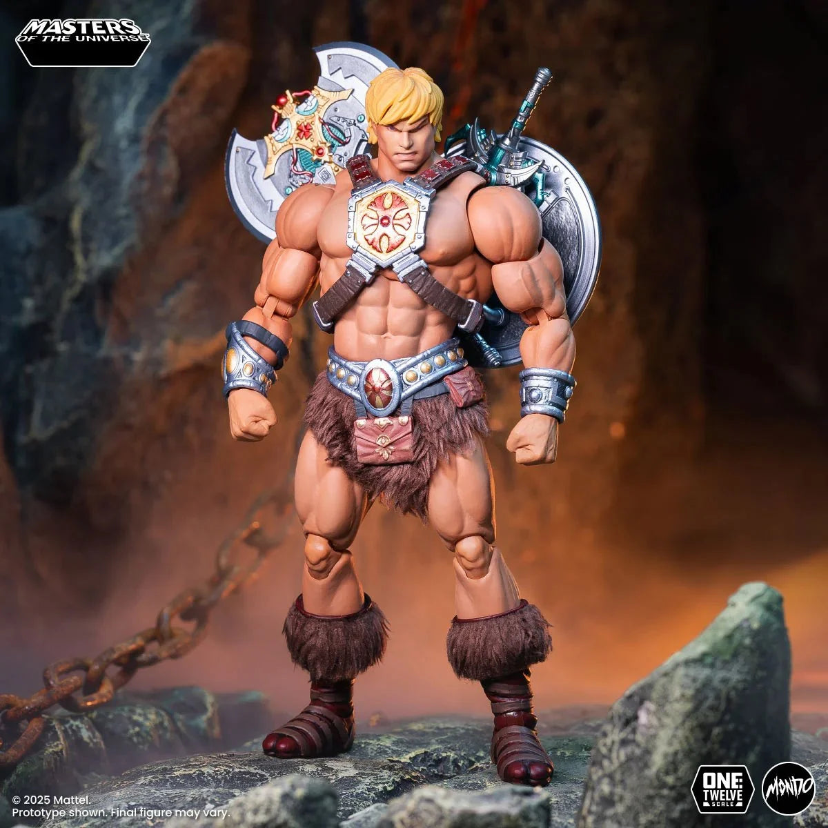 PRE-ORDER Masters of the Universe 200X He-Man 1:12 Scale Action Figure MDCOL071A - US-IMPORT