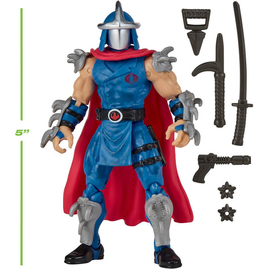 Pre-Order Teenage Mutant Ninja Turtles x G.I. Joe Shredder x Cobra Commander Action Figure US-IMPORT PL81986