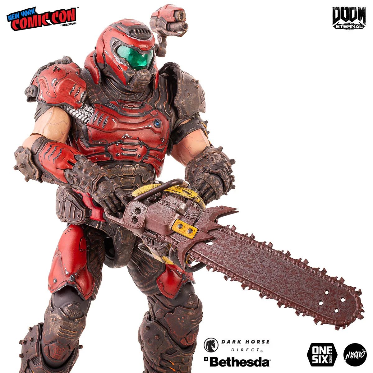 Doom Eternal Doom Slayer Crimson Variant 1:6 Scale Actionfigur US-Import Mondo MD3011301
