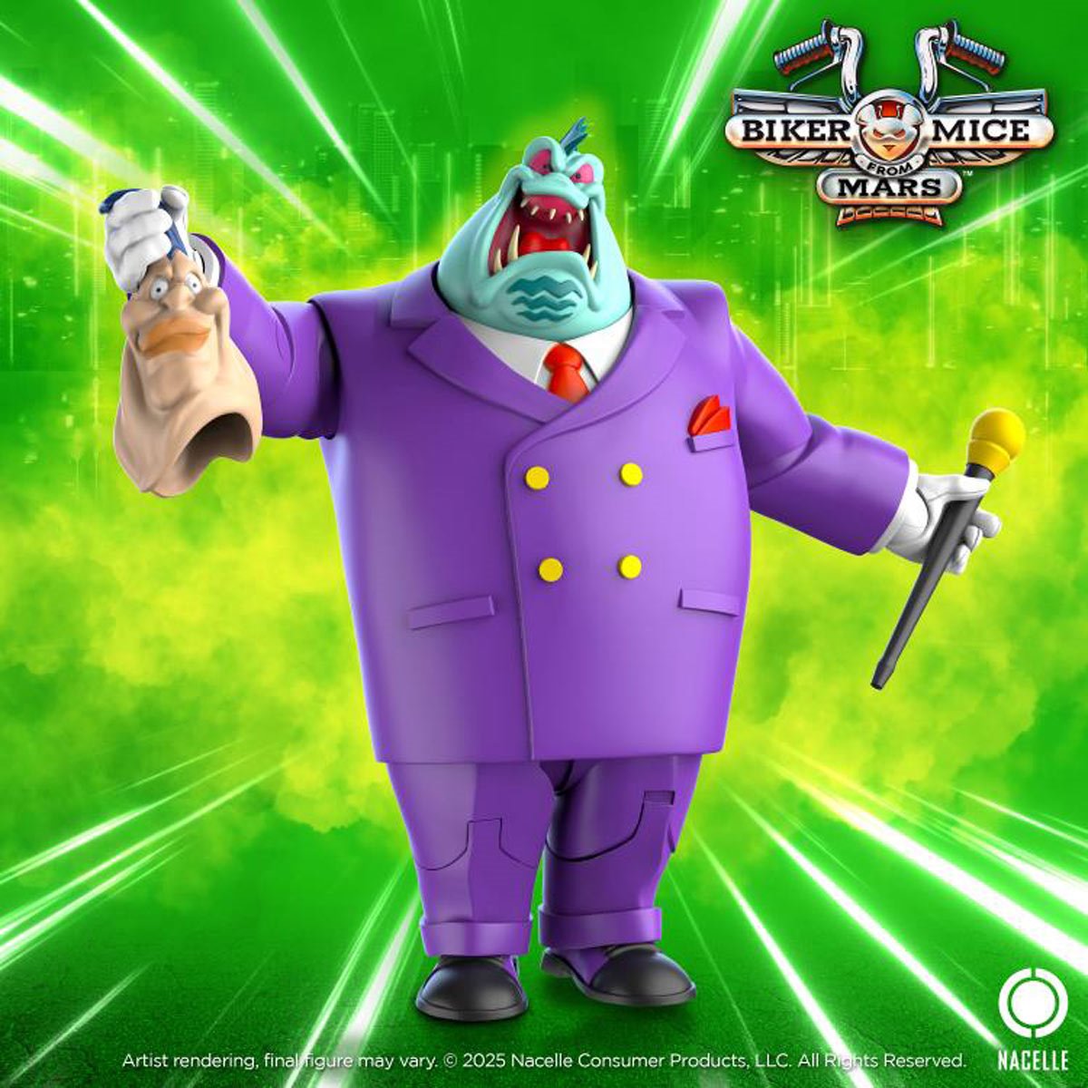 Biker Mice from Mars Wave 2 Limburger 7-Inch Scale Action Figure TNC17598 US-Import