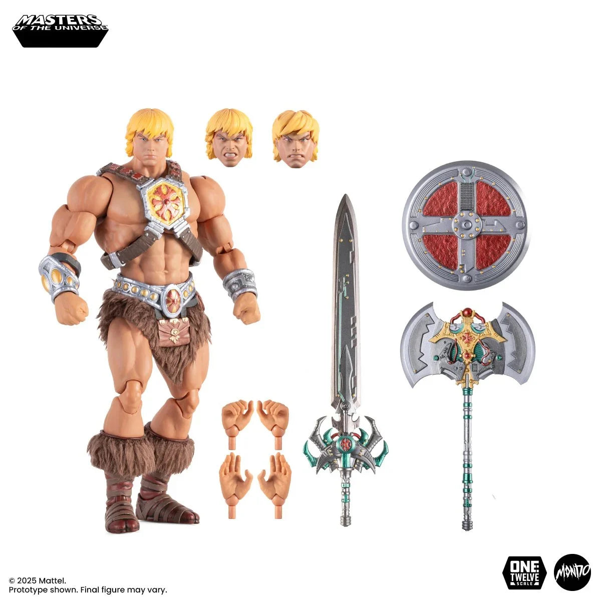 PRE-ORDER Masters of the Universe 200X He-Man 1:12 Scale Action Figure MDCOL071A - US-IMPORT