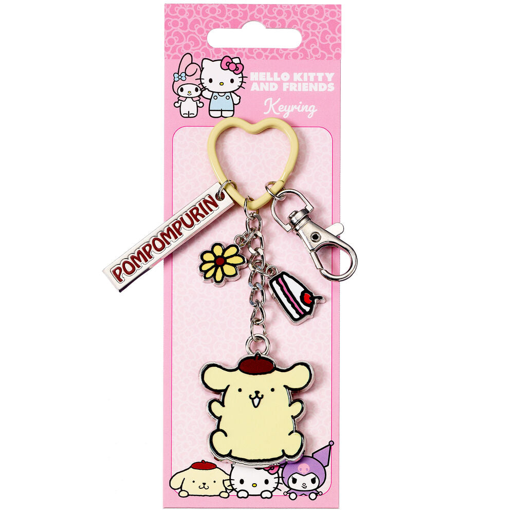 PRE-ORDER Hello Kitty Pompompurin keychain