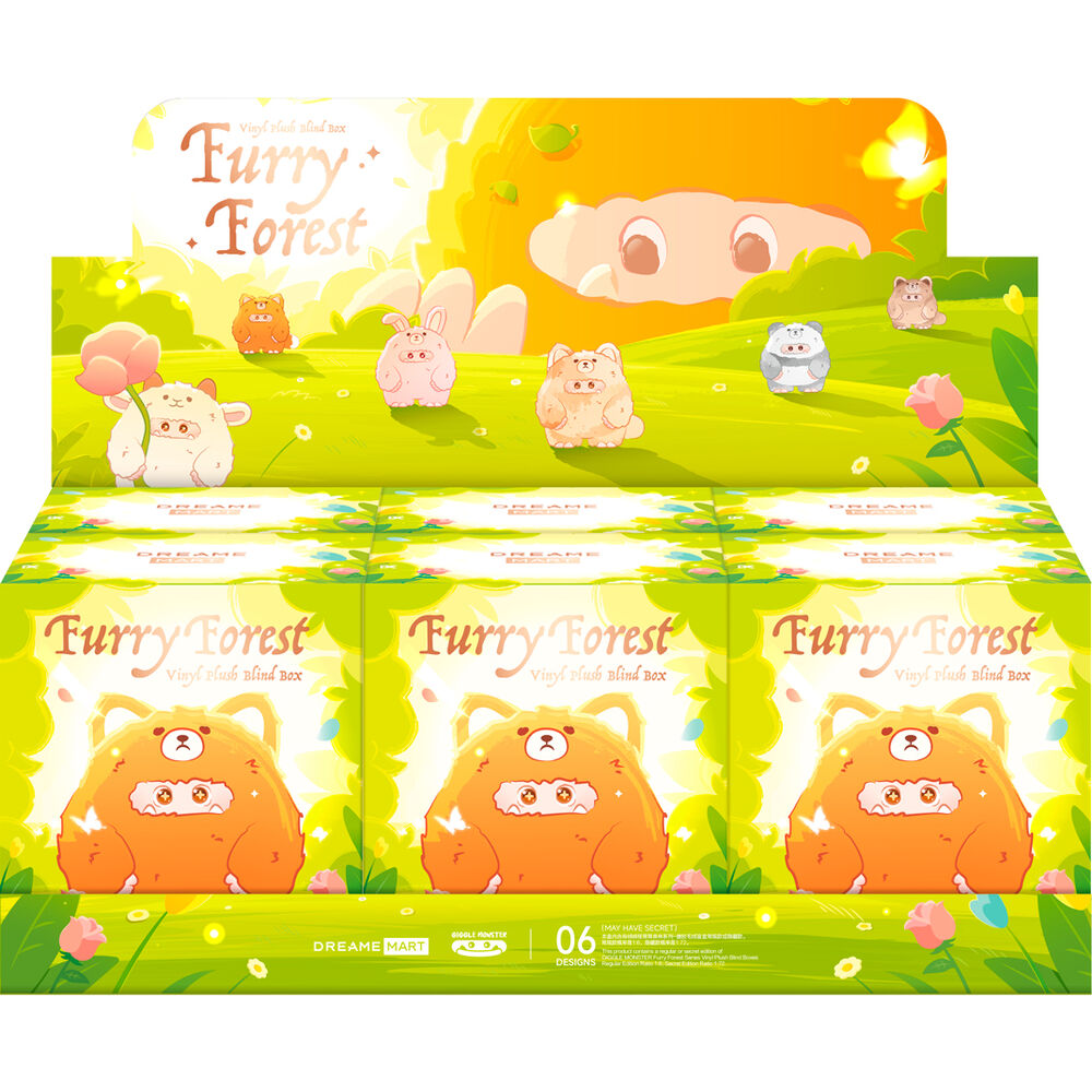 PRE-ORDER Giggle Monster Furry Forest assorted Surprise doll