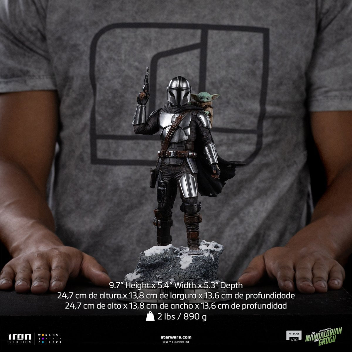 PRE-ORDER The Mandalorian and Grogu Movie Art Scale 1:10 Limited Edition Statue RN36655 US-IMPORT