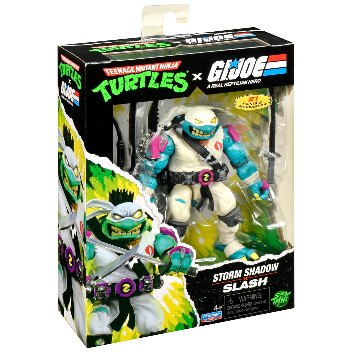Pre-Order Teenage Mutant Ninja Turtles x G.I. Joe Slash x Storm Shadow Action Figure US-IMPORT PL81936