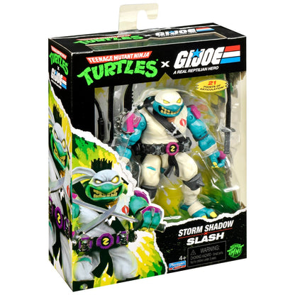 Pre-Order Teenage Mutant Ninja Turtles x G.I. Joe Slash x Storm Shadow Action Figure US-IMPORT PL81936