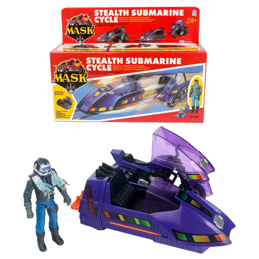PRE-ORDER M.A.S.K. Wave 2 Stealth Submarine Cycle Vehicle LS58557 US Import