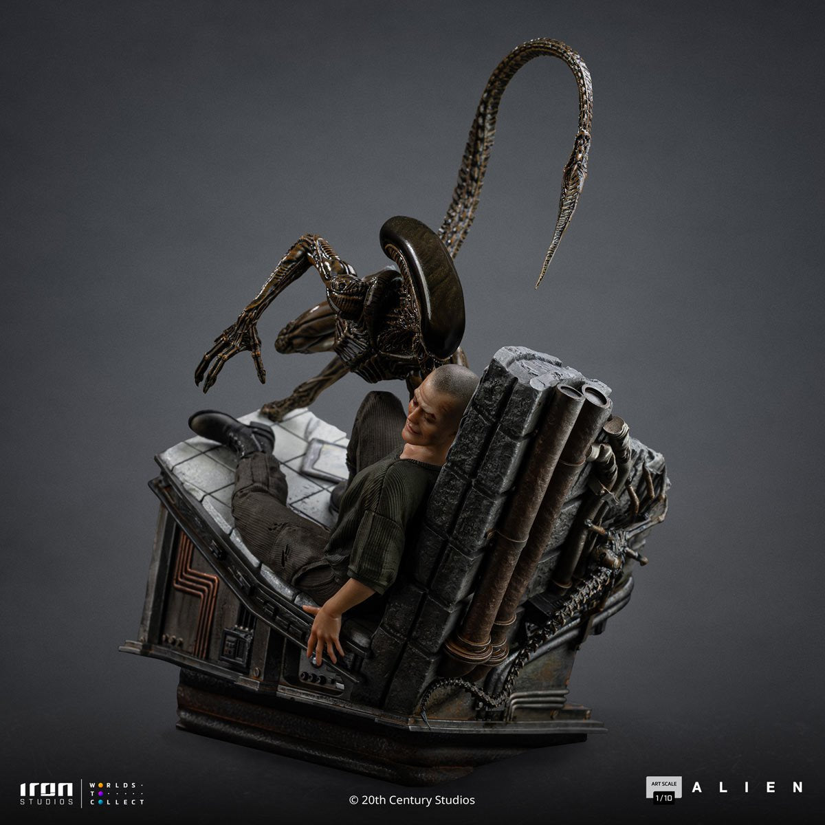 PRE-ORDER Alien 3 Ellen Ripley and Dog Alien 1:10 Art Scale Statue RN34101 US-IMPORT