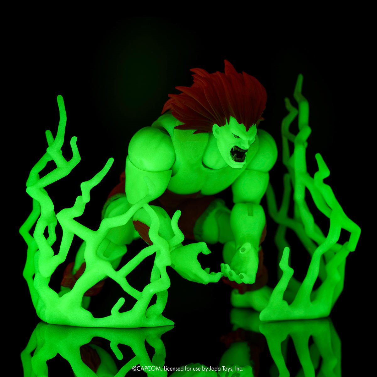 Ultra Street Fighter II Blanka Glow-in-the-Dark 6-Inch Scale Action Figure - Exclusive US-IMPORT JD36976
