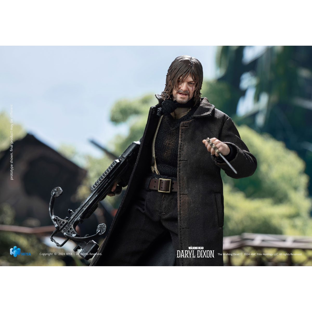 PRE-ORDER The Walking Dead Daryl Dixon Exquisite Super 1:12 Scale Action Figure - Previews Exclusive DC420354 US-IMPORT
