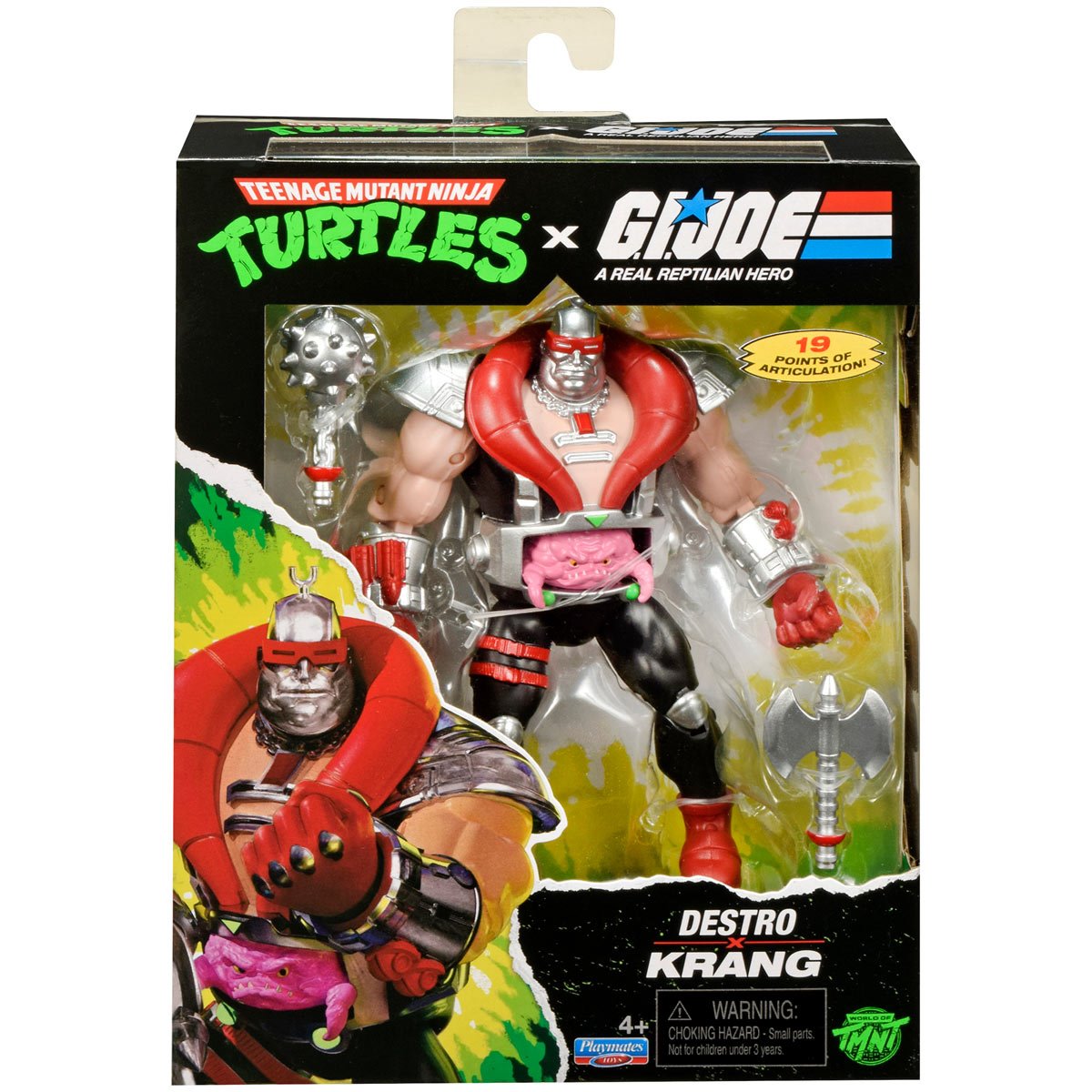 Pre-Order Teenage Mutant Ninja Turtles x G.I. Joe Krang Droid x Destro Action Figure US-IMPORT PL81988