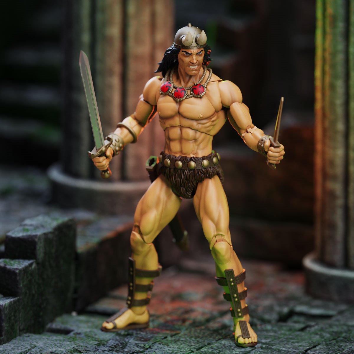 PRE-ORDER Conan the Barbarian The Tower of the Elephant Young Conan and Yag Kosha Action Figure 2-Pack BFCTB005 US-IMPORT