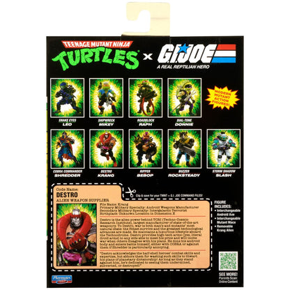Pre-Order Teenage Mutant Ninja Turtles x G.I. Joe Krang Droid x Destro Action Figure US-IMPORT PL81988
