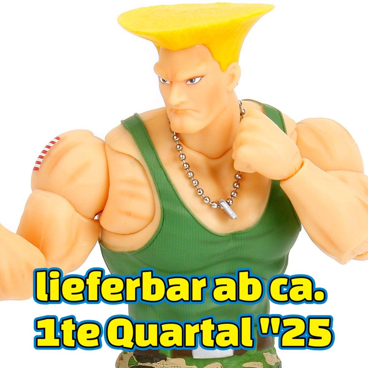 Ultra Street Fighter II Guile 6-Inch Scale Action Figure US-IMPORT
