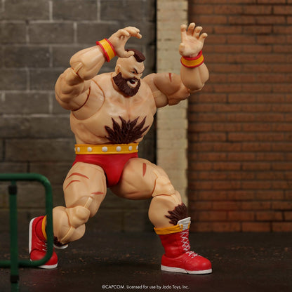 Pre-Order Ultra Street Fighter II Zangief Deluxe 6-Inch Scale Action Figure US-IMPORT JD35742