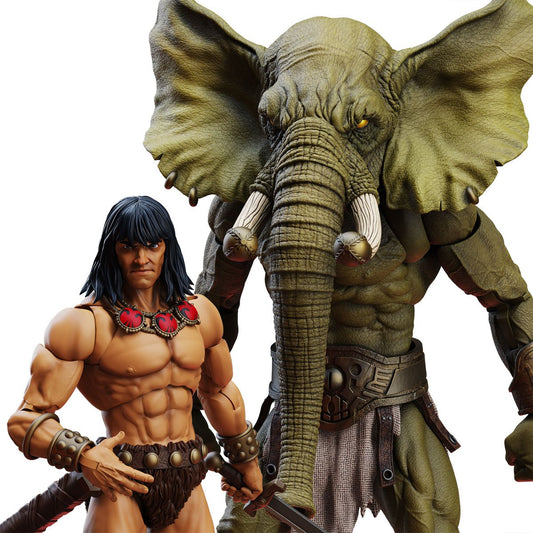 PRE-ORDER Conan the Barbarian The Tower of the Elephant Young Conan and Yag Kosha Action Figure 2-Pack BFCTB005 US-IMPORT