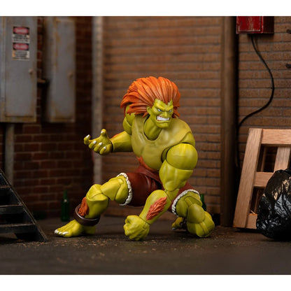 PRE-ORDER Ultra Street Fighter II Blanka 6-Inch Scale Deluxe Action Figure JD35173 US-IMPORT