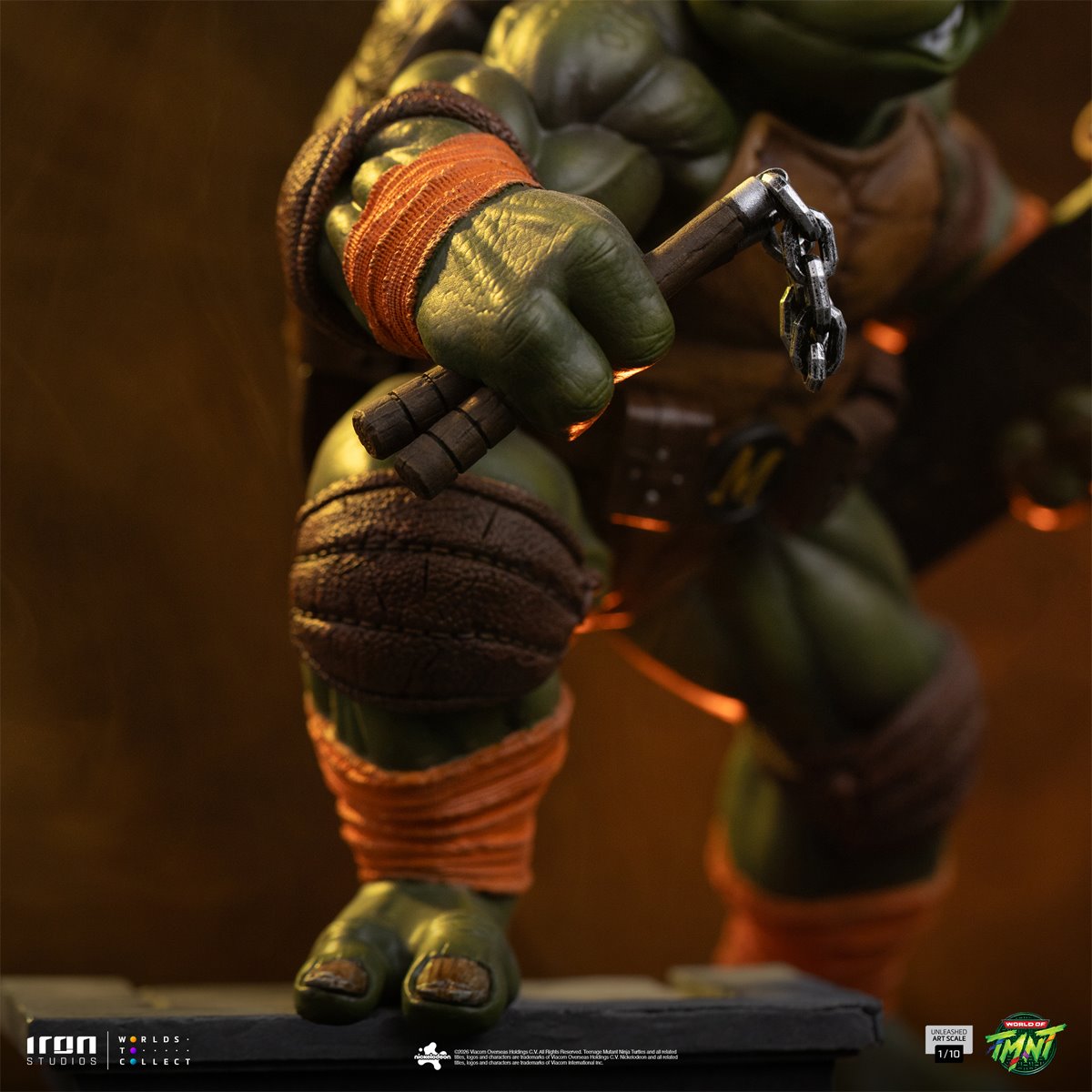 PRE-ORDER Teenage Mutant Ninja Turtles Michelangelo Unleashed 1:10 Art Scale Limited Edition Statue RN37058 US-IMPORT