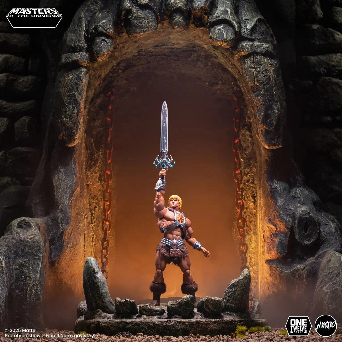 PRE-ORDER Masters of the Universe 200X He-Man 1:12 Scale Action Figure MDCOL071A - US-IMPORT