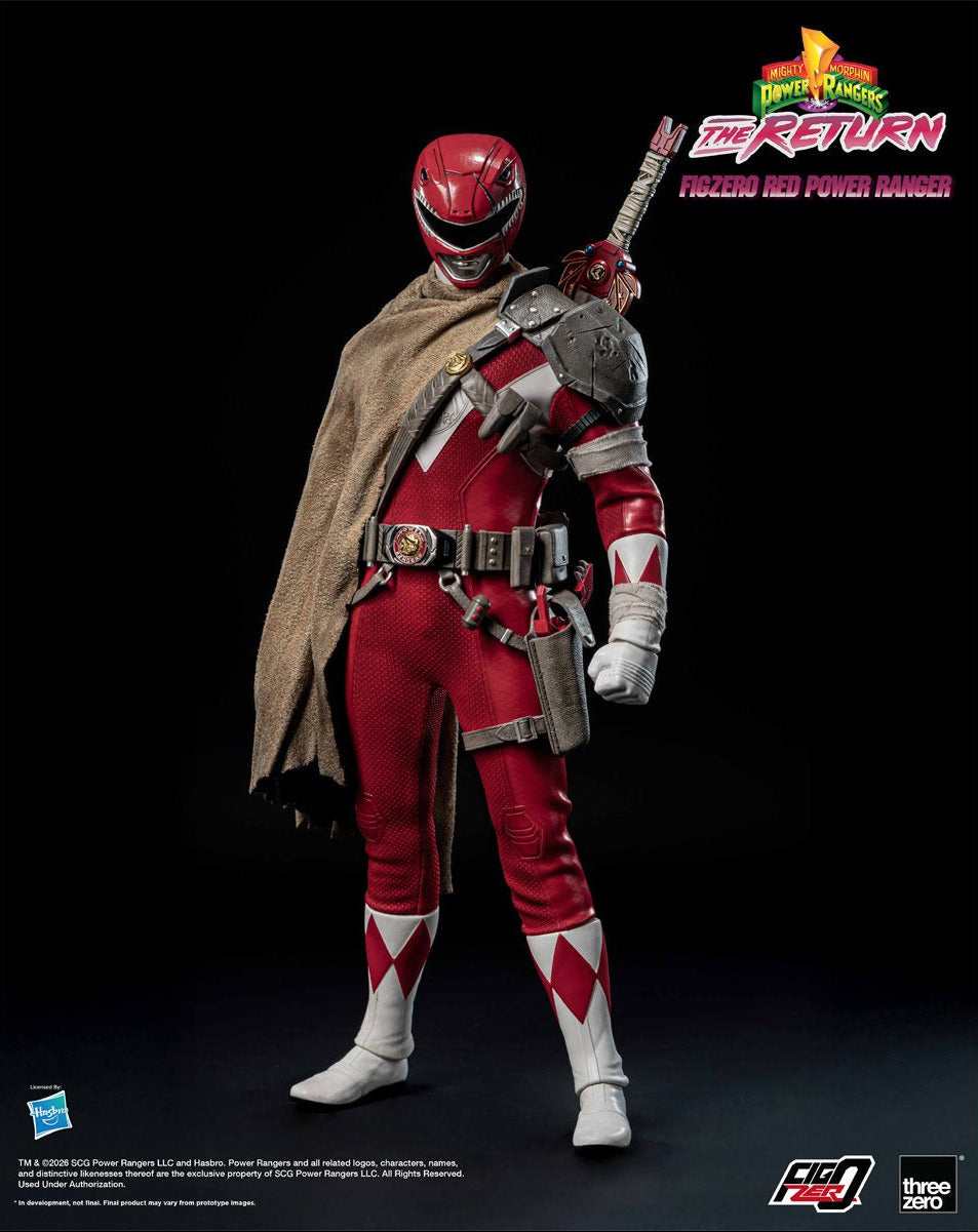 Pre-Order Mighty Morphin Power Rangers: The Return Red Power Ranger FigZero 1:6 Scale Action Figure TH3Z1020 US-IMPORT