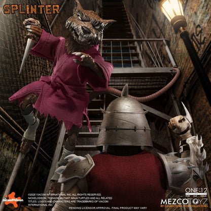 PRE-ORDER Teenage Mutant Ninja Turtles Master Splinter One:12 Collective Action Figure MZ75519 US-IMPORT