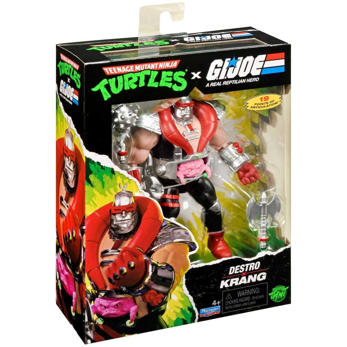 Pre-Order Teenage Mutant Ninja Turtles x G.I. Joe Krang Droid x Destro Action Figure US-IMPORT PL81988