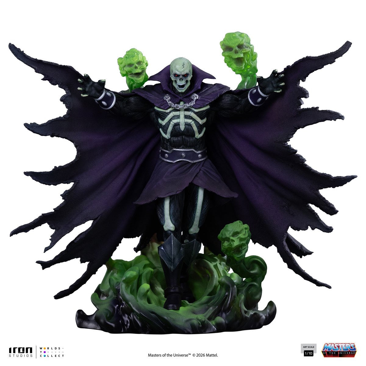 Masters of the Universe Scareglow 1:10 Art Scale Glow-in-the-Dark Limited Edition Statue RN37676 US-IMPORT