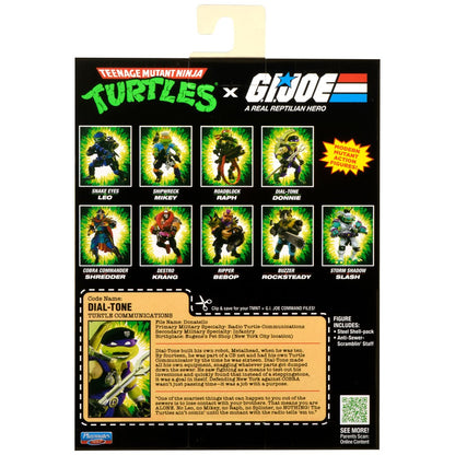 Pre-Order Teenage Mutant Ninja Turtles x G.I. Joe Donnie x Dial-tone Action Figure US-IMPORT PL81902