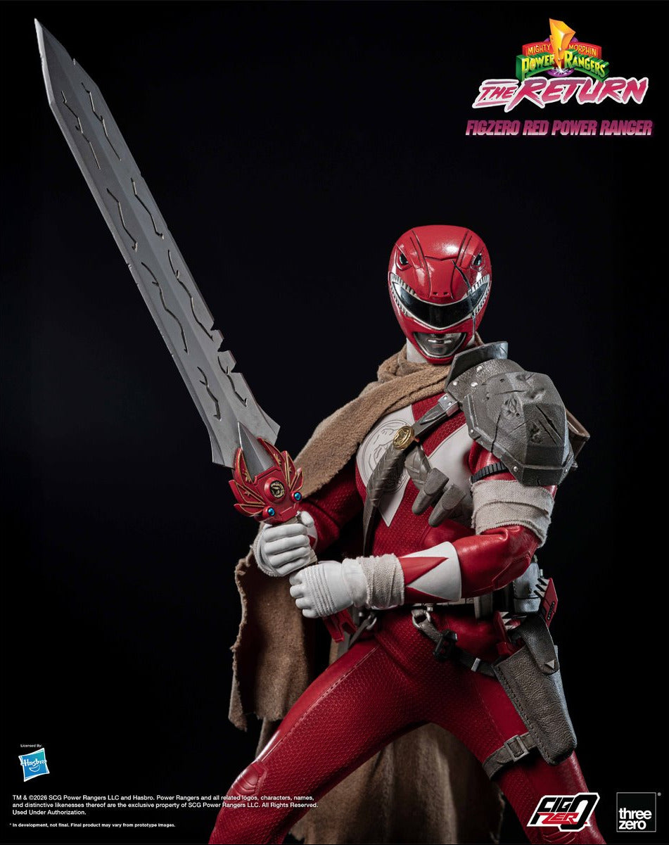 Pre-Order Mighty Morphin Power Rangers: The Return Red Power Ranger FigZero 1:6 Scale Action Figure TH3Z1020 US-IMPORT