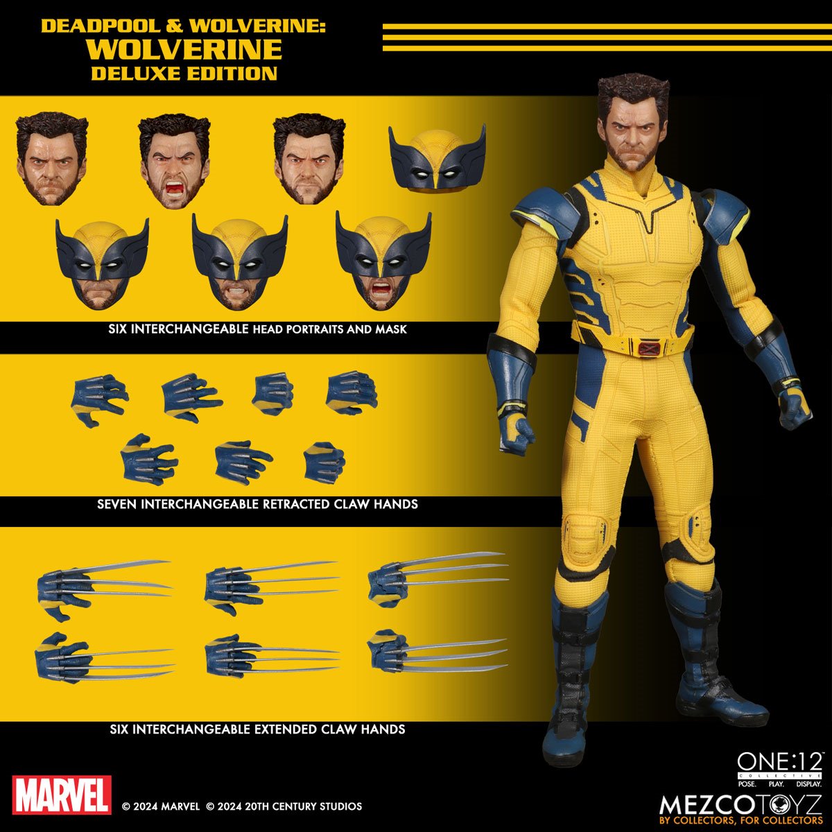 PRE-ORDER Deadpool & Wolverine: Wolverine Deluxe Edition One:12 Collective Action Figure MZ76214 US-IMPORT