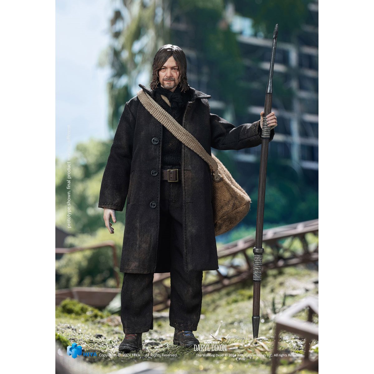 PRE-ORDER The Walking Dead Daryl Dixon Exquisite Super 1:12 Scale Action Figure - Previews Exclusive DC420354 US-IMPORT