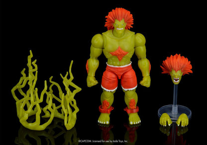 Ultra Street Fighter II Blanka Glow-in-the-Dark 6-Inch Scale Action Figure - Exclusive US-IMPORT JD36976