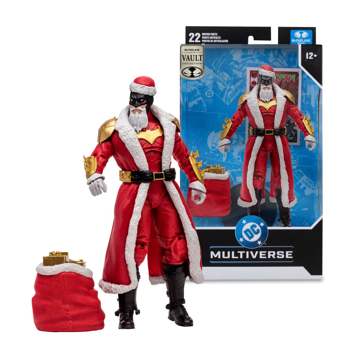 PRE-ORDER DC Multiverse McFarlane Vault Collection Wave 3 Batman Red Santa Suit 7-Inch Scale Action Figure MF18219 US Import