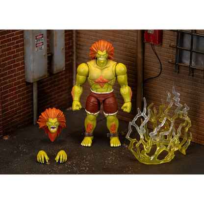 PRE-ORDER Ultra Street Fighter II Blanka 6-Inch Scale Deluxe Action Figure JD35173 US-IMPORT