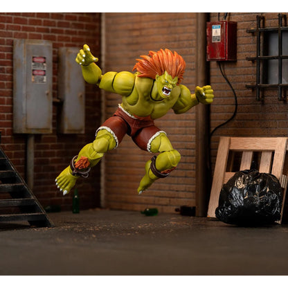 PRE-ORDER Ultra Street Fighter II Blanka 6-Inch Scale Deluxe Action Figure JD35173 US-IMPORT